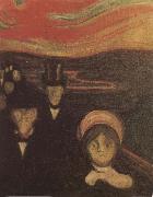 Edvard Munch Inquietude oil painting artist